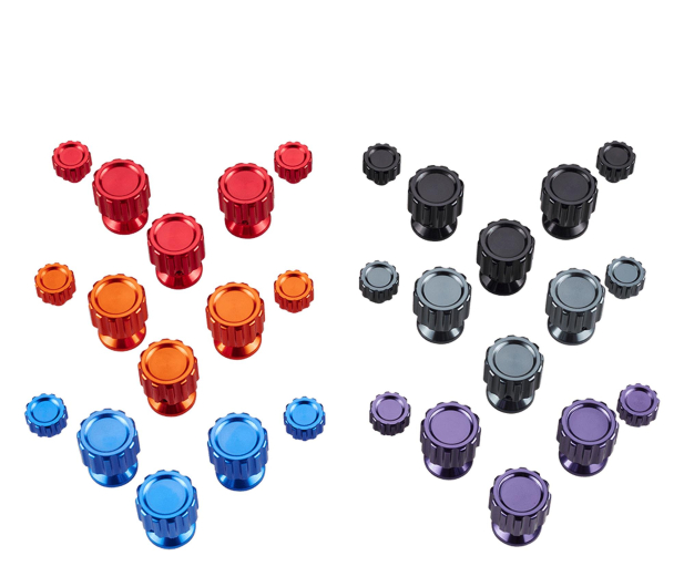 Asetek Aluminum Button Color Kit - 6 colors - 1369868 - zdjęcie 2